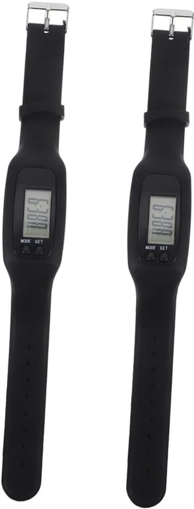 Fitness Tracker - Stappenteller Activiteit - Dagelijks Meten - Lichtgewicht Siliconen - Zwart