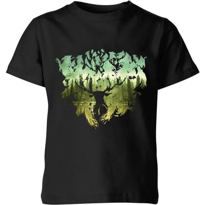 Harry Potter Patronus Lake kinder t-shirt - Zwart - 98/104 (3-4 jaar)
