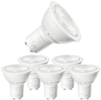 Energielabel A GU10 LED Lamp Warm Wit 3000K - Flikkervrij en Energiezuinig 6 Stuks