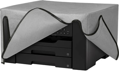 kwmobile hoes geschikt voor Epson WorkForce WF-7840DTWF / WF-7310DTW - Beschermhoes voor printer - Stofhoes in lichtgrijs