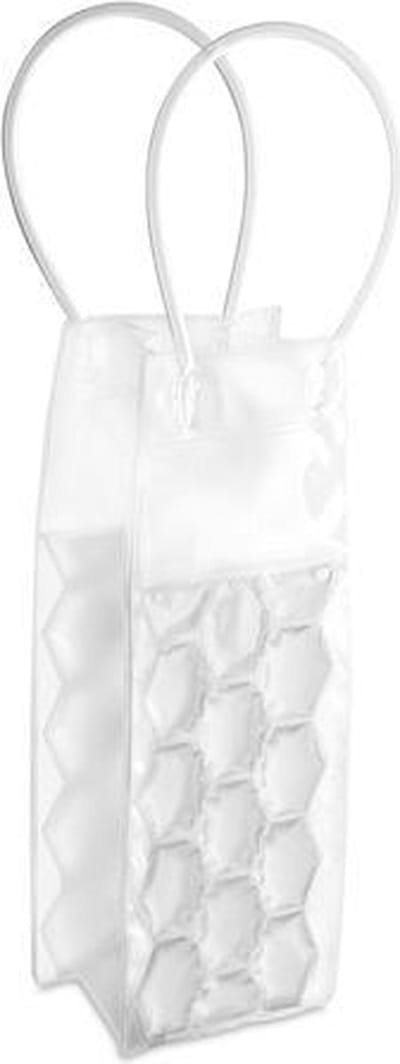 Wijnfles koeltas 25 x 10 cm - Handige koeltassen - voor wijnflessen / frisdrankflessen - onderweg