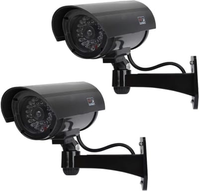 ZRSS® Dummy camera buiten - Nep beveiliging - Voor binnen en buiten - 2 Stuks