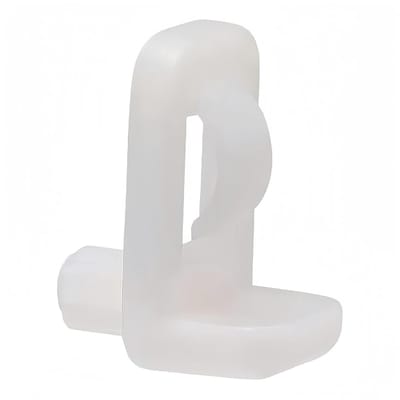 Plastic Locking Shelf Pegs voor Boekenkasten - Mini Kastplank Clips en Steunen, 20 Stuks voor Stabiele Planken en Organisatie