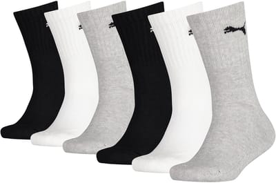 Puma Crew Sokken Junior (6-pack)
