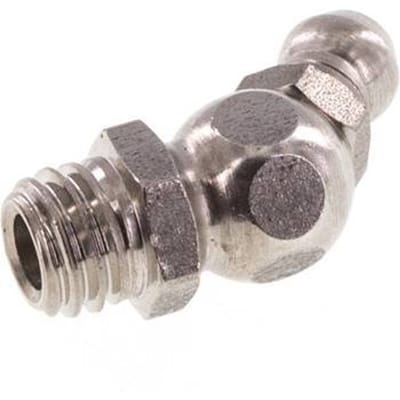 45° Haakse Smeernippel RVS M8x1.25 DIN 71412