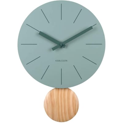 Wandklok Arlo met pendulum | KARLSSON