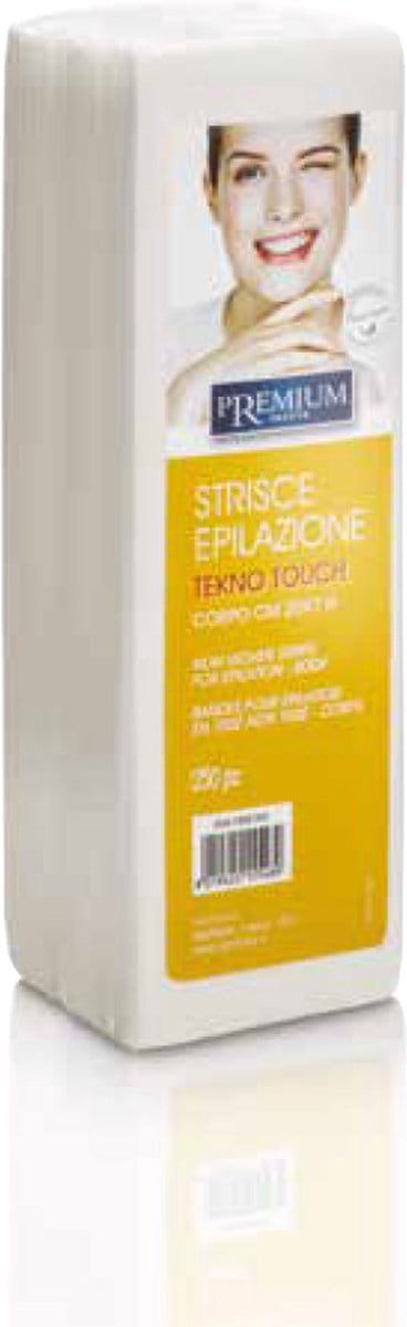 Xanitalia Ontharingsstrips 20 x 7 cm – 250 Stuks – Non-Woven Waxstrips voor Gezicht en Lichaam