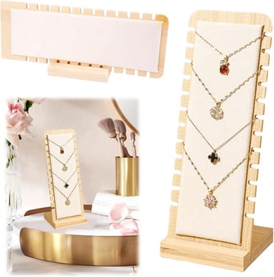 Houten Sieradenstandaard voor Kettingen en Armbanden - Organisator en Display Houder voor Sieraden