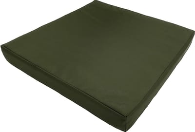 Tuinstoelkussen Zitkussen - Kussen voor meubels - Buiten zitten - Waterafstotend en wasbaar - 60x60x10 cm - Groen