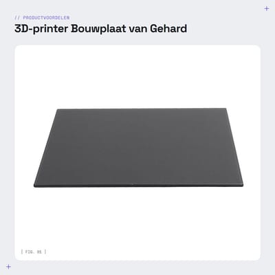 Dailygoods- Bouwplaat Gehard Borosilicaatglas 220x240x4mm - Geschikt Voor 3D-Printer - Microporeuze Coating - Geen Randkrulling - Hoge Temperatuur Tot 400℃ - Gemakkelijk Te Modelleren - 3D-printer Bed