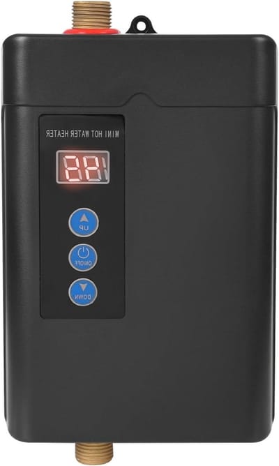 Doorstroomboiler - Elektrische boiler - Direct warm water - Tankloos design - 5000 Watt - Zwart
