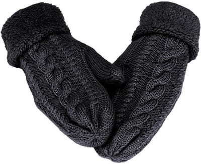 Dailygoods- Winterhandschoenen Dames - Superdikke Wanten - Warm - Outdoor - Aangenaam Draagcomfort - Eenheidsmaat 25 cm x 10 cm