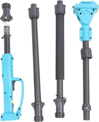 Elektrische Snoeischaar - Draadloze Snoeier - Takken Snoeien - Telescopische Aluminium Stang - Tot 4.92 ft - Zilver