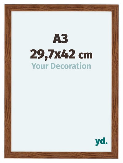 Your Decoration - Fotolijst A3 29,7x42 cm - MDF - Eiken Rustiek - Como