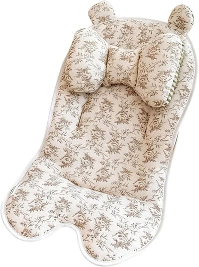 Kinderwagen Zitverkleiner - Zitkussen Kinderwagen - Comfortabel Reizen - Tweezijdig Ontwerp - 72 x 37 cm - Wattenschijfje