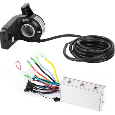 Elektrische Fiets Elektrische Scooter Borstelloze Controller LCD Display Paneel Instrumentenpaneel48V black