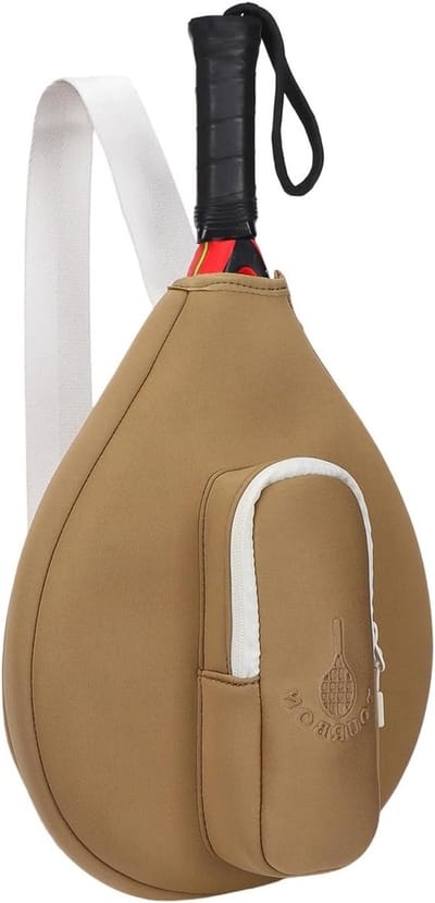 Lichte Neopreen Cover voor Pickleball Peddels en Badminton Rackets - Ideale Sling Bag voor Mannen en Vrouwen