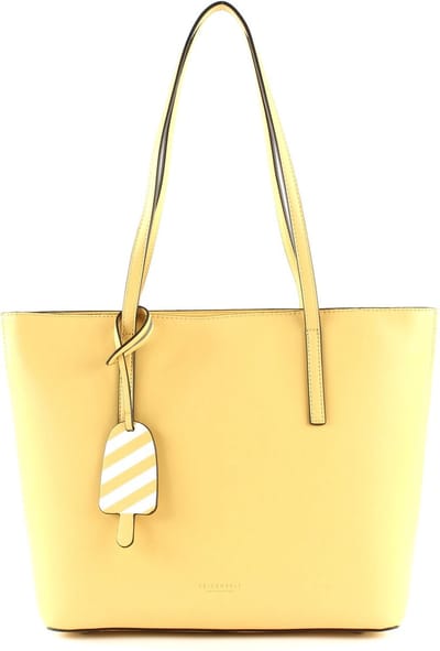 SEIDENFELT MANUFAKTUR Shopper Schoudertas Lyngdal Sorbet Yellow Geel