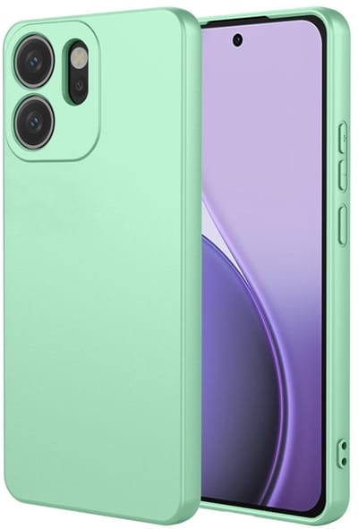 Coverup Hoesje - Geschikt voor OPPO Reno14 F / FS Hoesje - Coverup Colour TPU Back Cover - Mintgroen