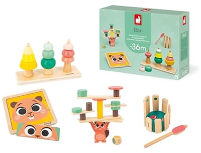 Educatief Spel - Leerspel Baby - Ontwikkeling Kind - Handmatige Bediening - 35 x 25 cm - Meerkleurig