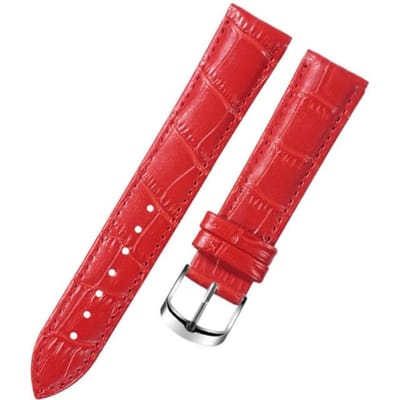 8 10 12 14 15 16 17 18 19 20 mm Echt lederen horlogeband horlogeband horlogeband vrouwelijk rood wit zwart 10mm rood