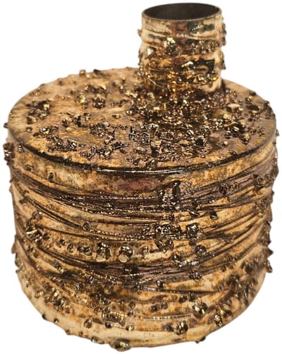 Kandelaar Blared goud 8x8x8cm