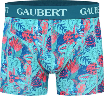 6 stuks GAUBERT® Bamboe Heren Boxershort | Premium comfort, ademend en duurzaam | thema: Tropical leaves