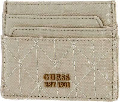 Guess Aveta Slg Card Holder Dames Portemonnee - Stone - One Size