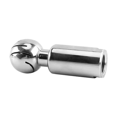 Dailygoods- Reinigingsbal - Zelfreinigend - Roterend mondstuk - Roestvrij staal - 15L/min stroom - Voor tanks en vaten - Spuitmond