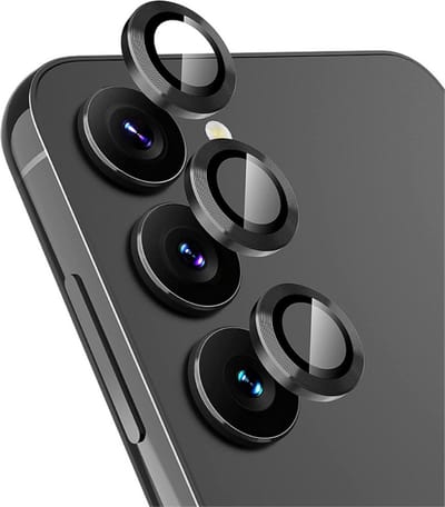 Solidenz Camera Lens Protector - Geschikt voor Samsung Galaxy S23 / S23 Plus - Zwart