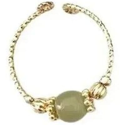 Mode verstelbare ringen voor vrouwen Jade Ring goud kleur partij sieraden cadeau 1pc beige