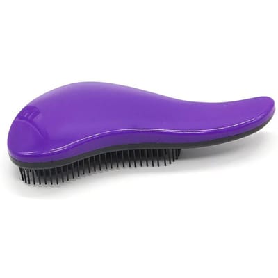 Hoofdhuid Exfoliërende Borstel Zachte Ronde Tanden Haar Hoofdhuid Massageborstel voor Mannen Vrouwen Alle Haartypes purple