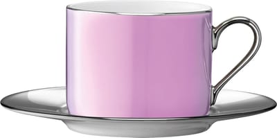 L.S.A. - Palazzo Theekop en Schotel 250 ml - Roze