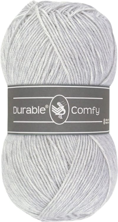 Durable Comfy - 2228 Silver Grey - Acrylgaren met Verfijnde Microvezel