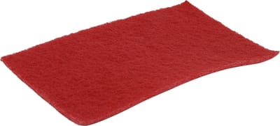 Schuurvlies set à 10 stuks 230 x 150 x 8 mm rood voor handpad