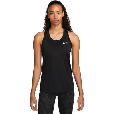 Nike Dri-Fit Racerback Tanktop Dames-Zwart