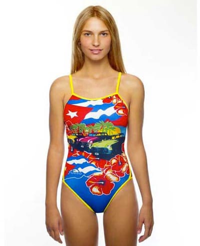 Turbo Cuba Colours Zwemkleding Veelkleurig 2XL Vrouw