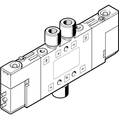 Festo 5/2 Bistabiel Lucht Magneetventiel M5 180L/Min - 196875