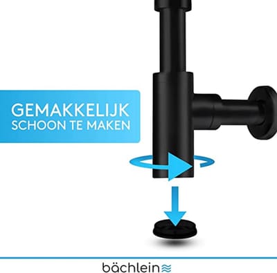 buissifon / universele sifon voor wastafel - flexibele buissifon voor gootsteen - sifon voor de gootsteen