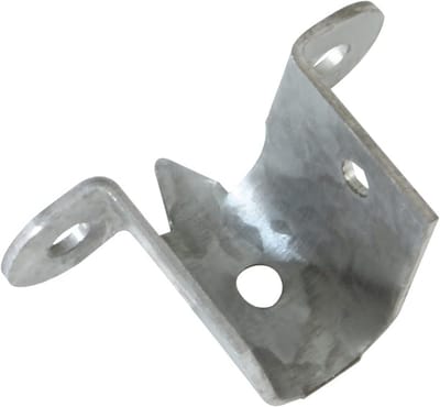 Steun voor rolluik - Bevestiging voor luiken - Rolluiken monteren - Roestvrij staal - 32 x 23 mm - Zilverkleurig