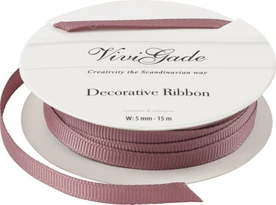 Decoratie lint, B: 6 mm, roze, 15 m/ 1 rol