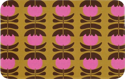 Badmat 80x50 cm - Antislip - Abstract - Bloemen - Roze - Badmatten voor badkamer - Badkamermat - Douchemat - Badkamer mat