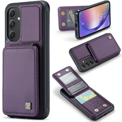 Portemonnee Backcover met RFID-bescherming voor Galaxy S25 / S24 _ Paars