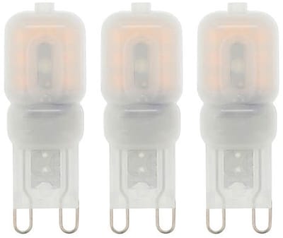 VITO LED Capsule Steeklamp G9 - 3W (vervangt 30W) - 300lm - 6400K - 220-240V - Dimbaar - Ø16mm - Energiezuinig - 3 stuks