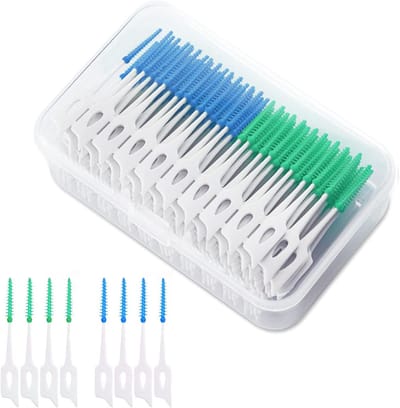 Interdentale borstels dual-use flossticks - 200 stuks