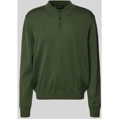 regular fit pullover van scheerwol in tricotlook