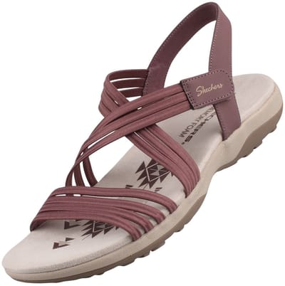Skechers Reggae Slim - Sunnyside 2.0 damessandaal paars (Mauve)