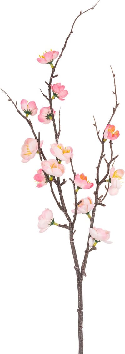 Kunsttak Prunus 78 cm roze