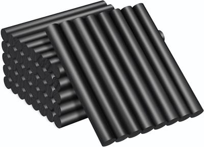 Lijmsticks - Smeltlijm - Hobby en reparatie - Alle temperaturen - 48 stuks - Zwart