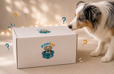 Pawket - Verrassingshondensnack box - honden kado - Gluten en lactosevrij - hondensnoepjes